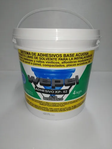 Adhesivo Wepel base acuosa KP-52 4 kg